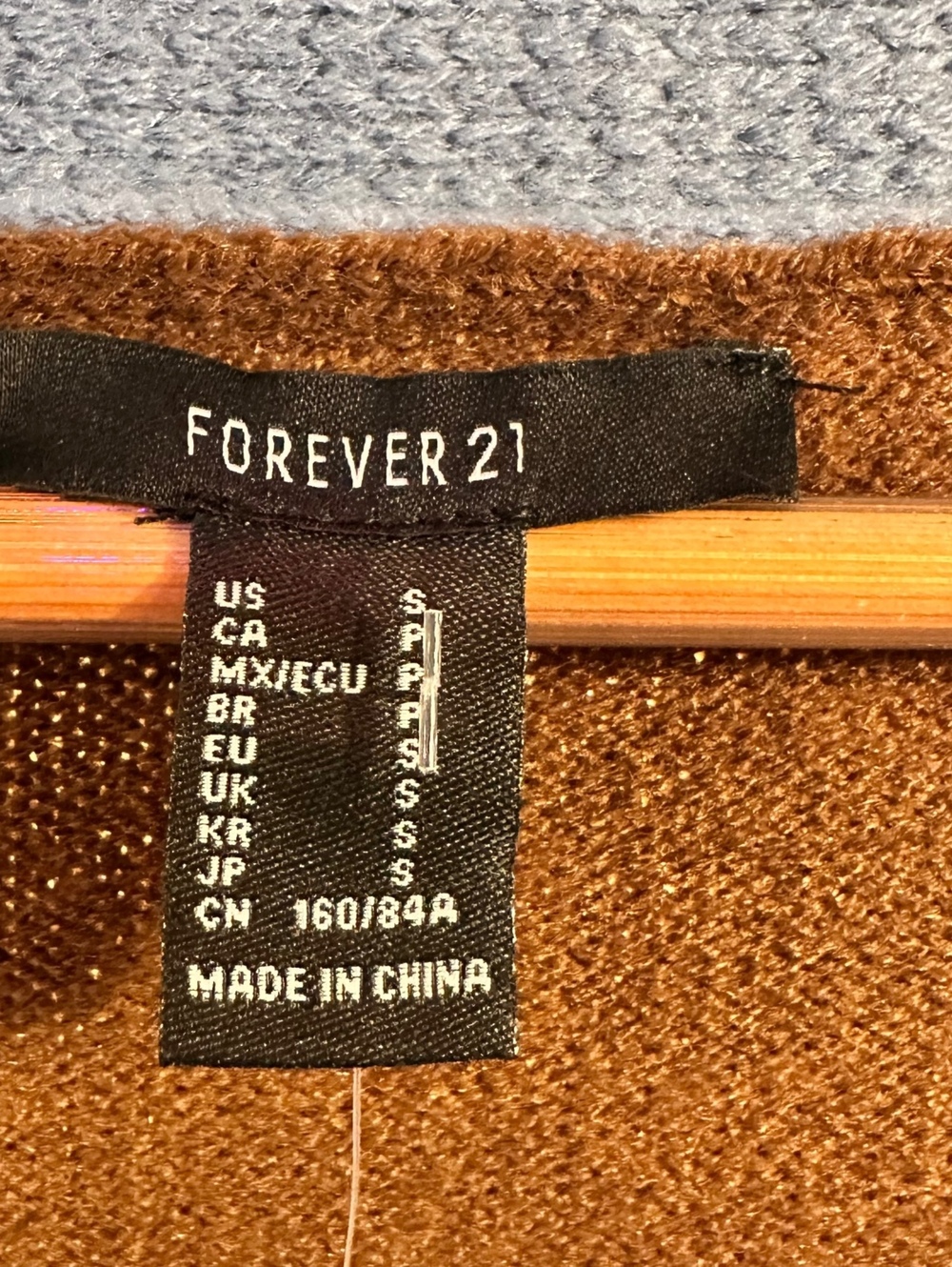 Forever 21 S Cardigan Colorblock Striped Oversized Grandpa Coastal Preppy Knit - Picture 4 of 6